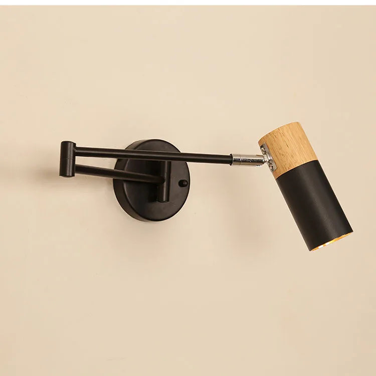 Modern Rocking Arm LED Wall Lamp Restaurant Bedroom Retractable Swing