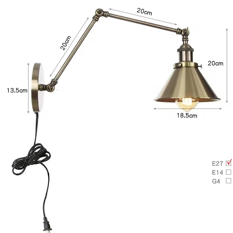 Minimalist Bedroom Wall Reading Lamp