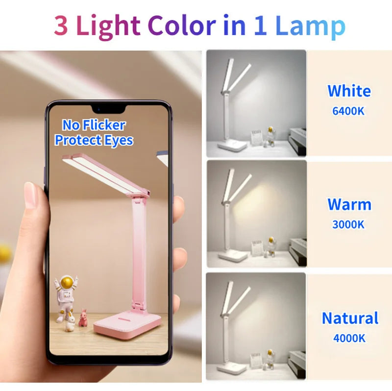 Dimmable Touch USB Desk Lamp