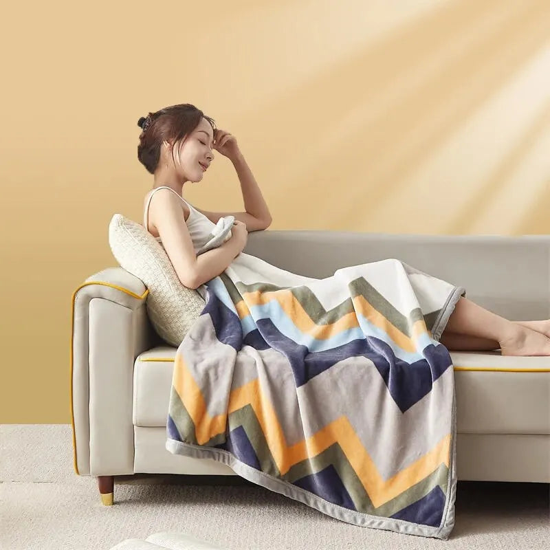 Extra Soft Flannel Throw Blanket