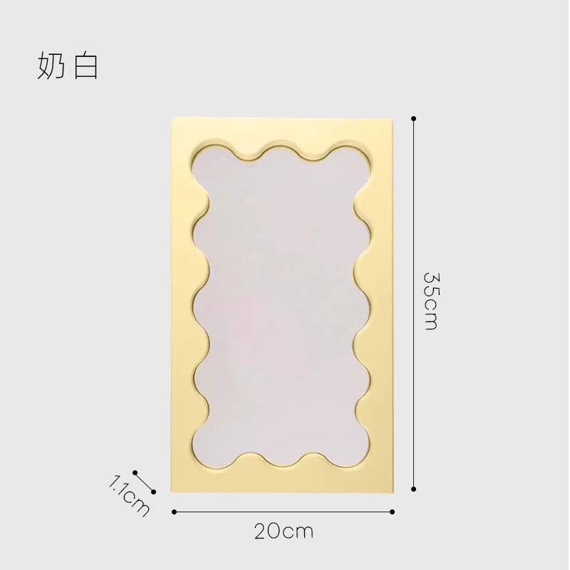Rectangular Solid Wood Wall Mirror