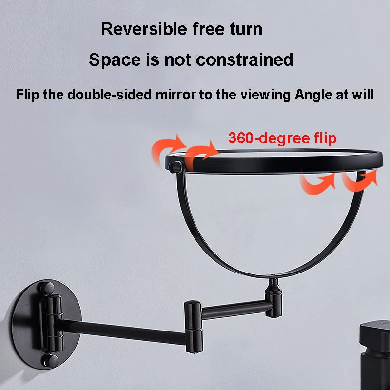 Folding Double-Sided Vanity Mirror