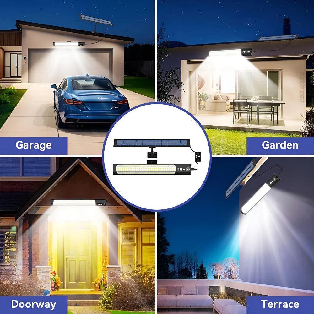 316 LED Solar Security Wall Light
