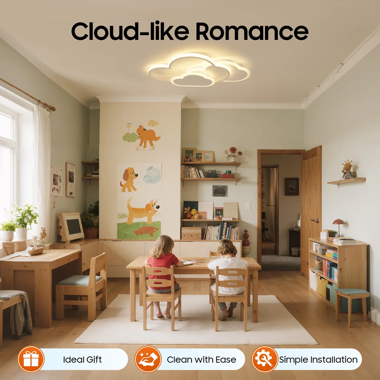 Cloud Shape LED Ceiling Light