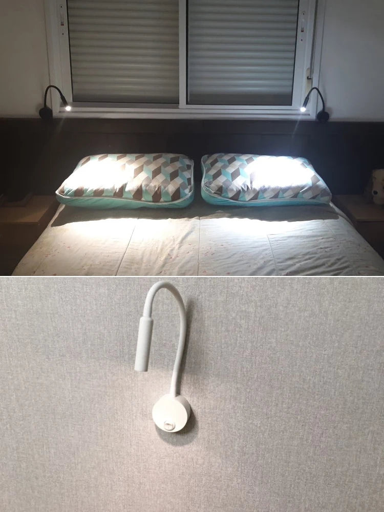 Bedside Working Study Reading Lamp Wall lamp sconces 3W LED Book Lamp