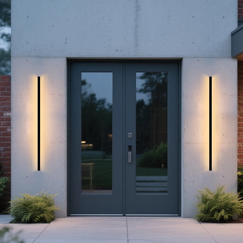 Aluminium Strip Outdoor Wall Lamp