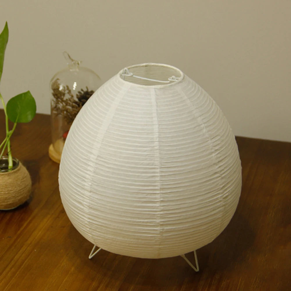 Rice Paper Bedside Lantern Lamp