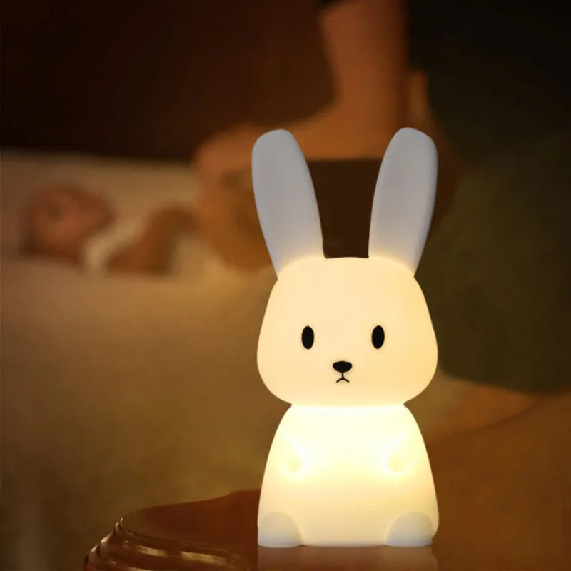 Silicone Rabbit Night Light