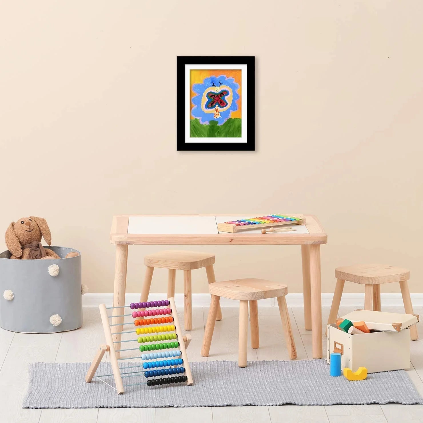 Front Opening Kids Art Display Frame