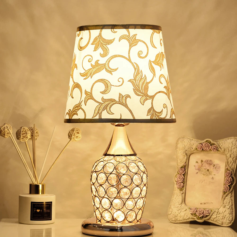 Crystal Base Table Lamp