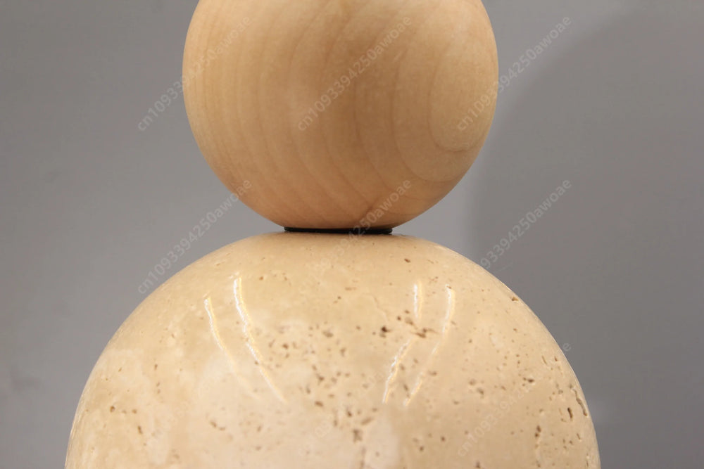 Cream Travertine Pendant Light