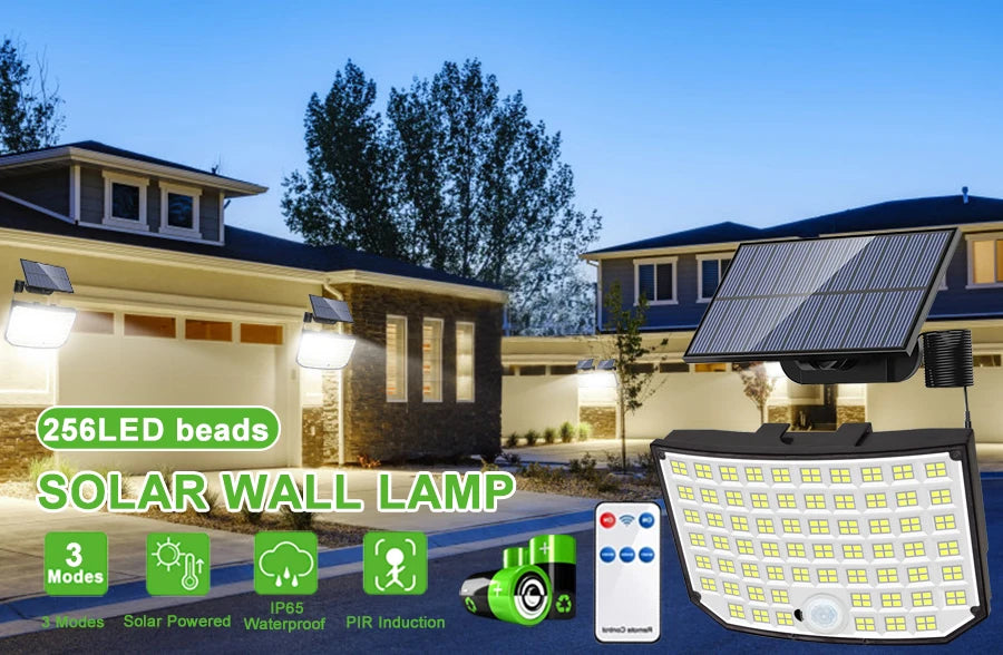 Solar Motion Sensor Security Light