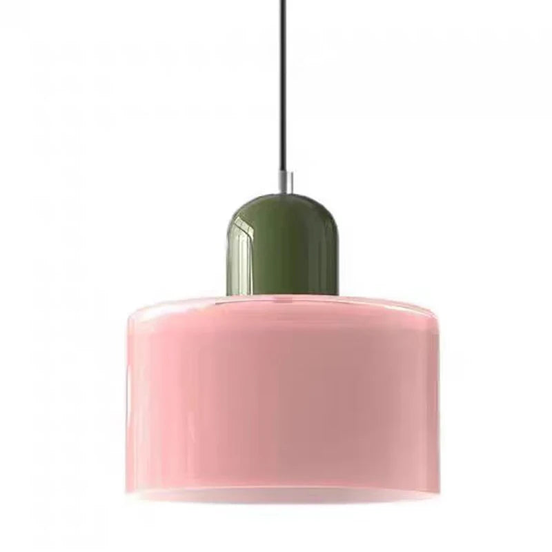 Two Tone Glass Pendant Light