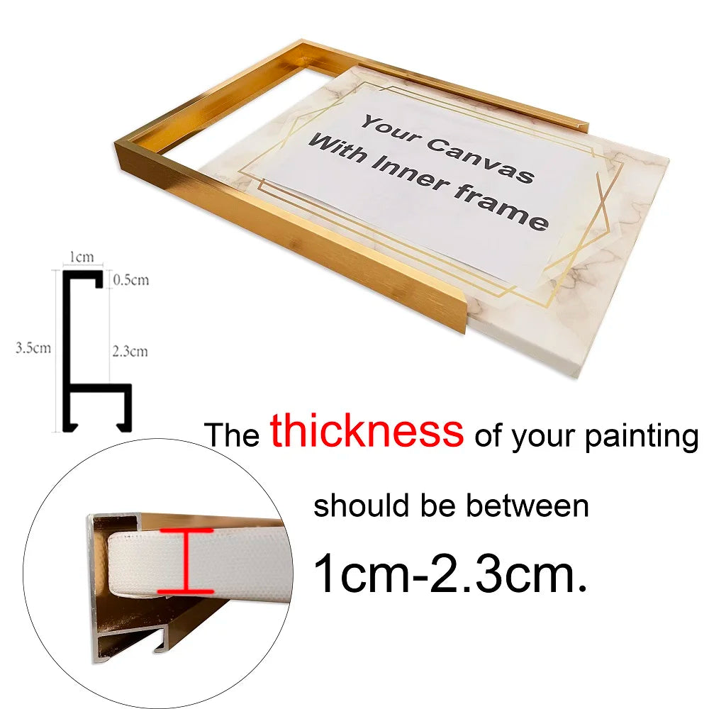 Aluminium Floater Frame For Canvas