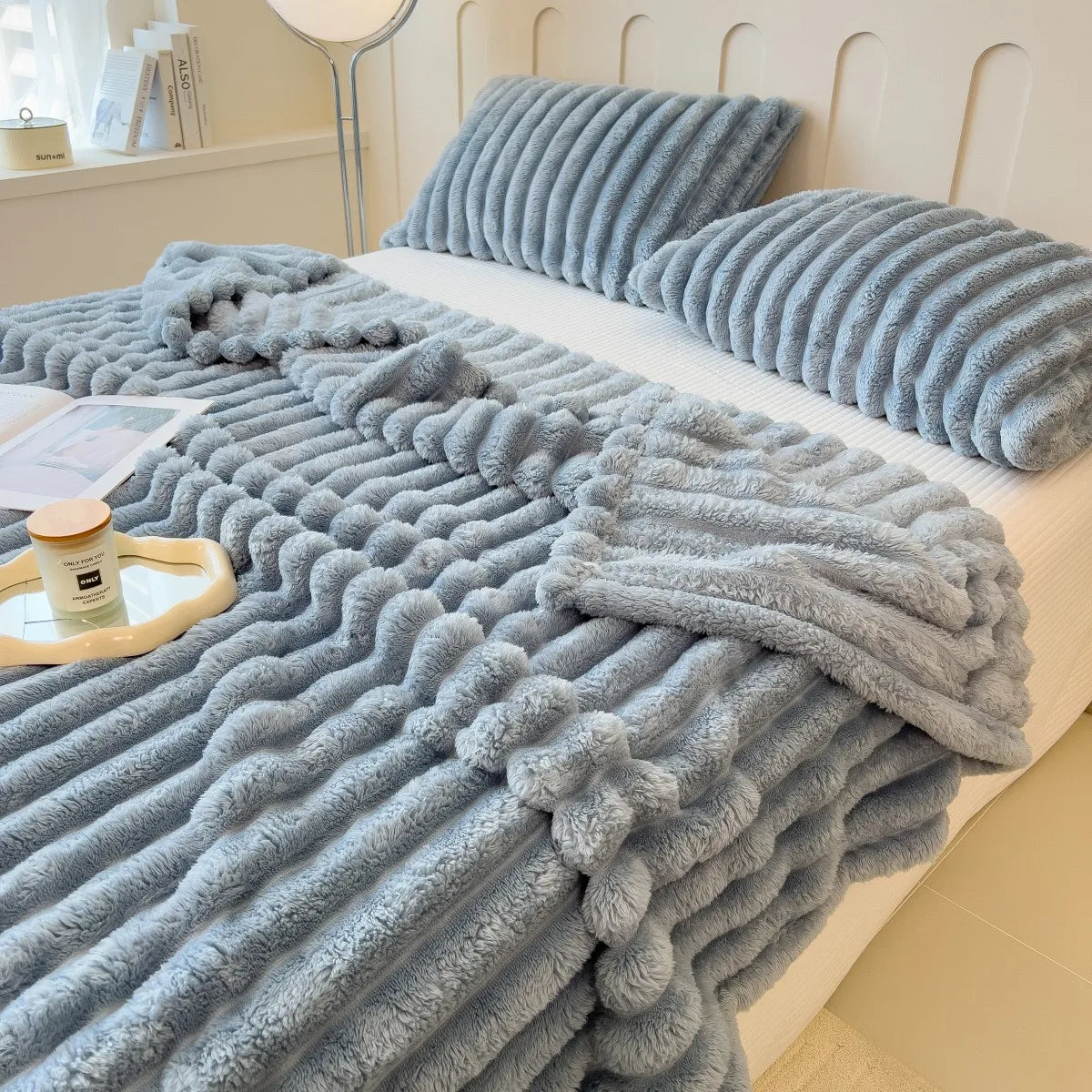 Striped Multipurpose Throw Blanket