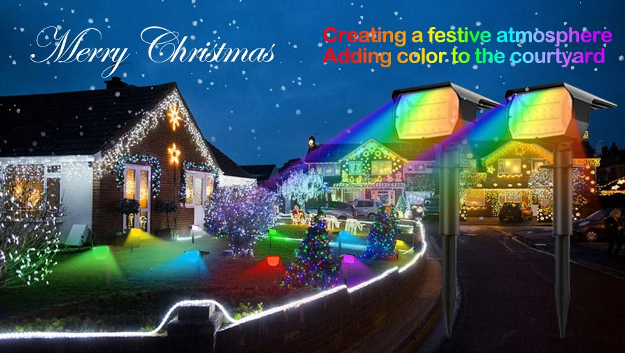 RGB Solar Landscape Spotlight 2 in 1