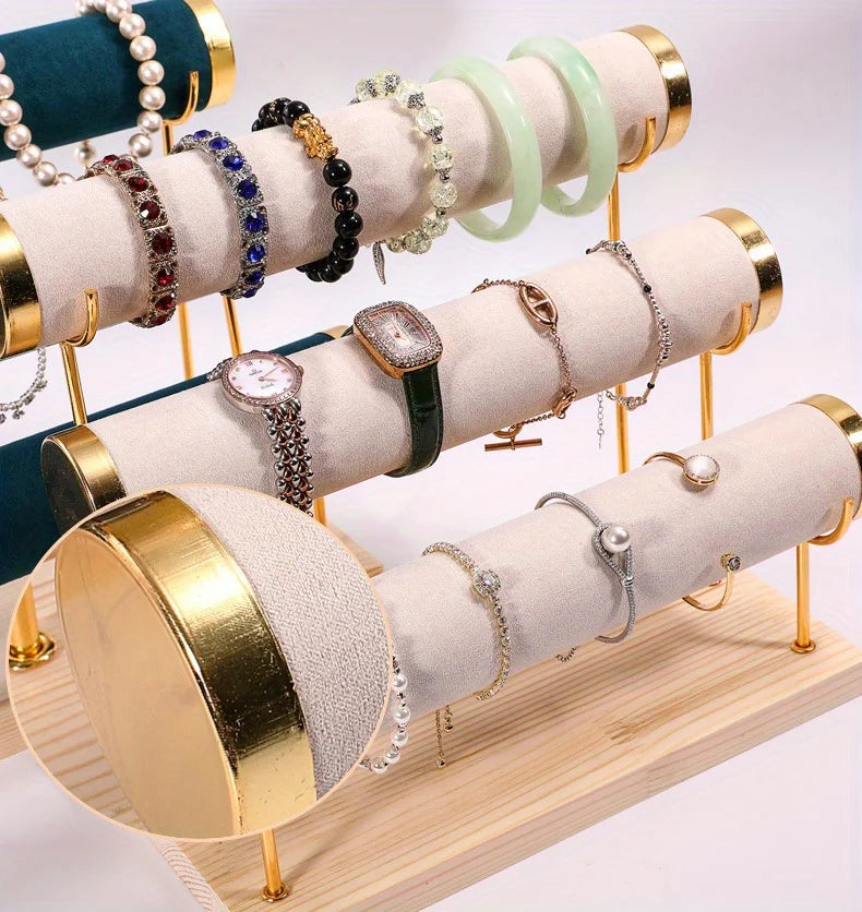 Wooden Jewelry Display Stand