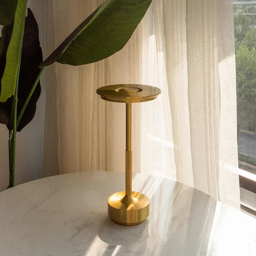 Aluminum Cordless Touch Table Lamp
