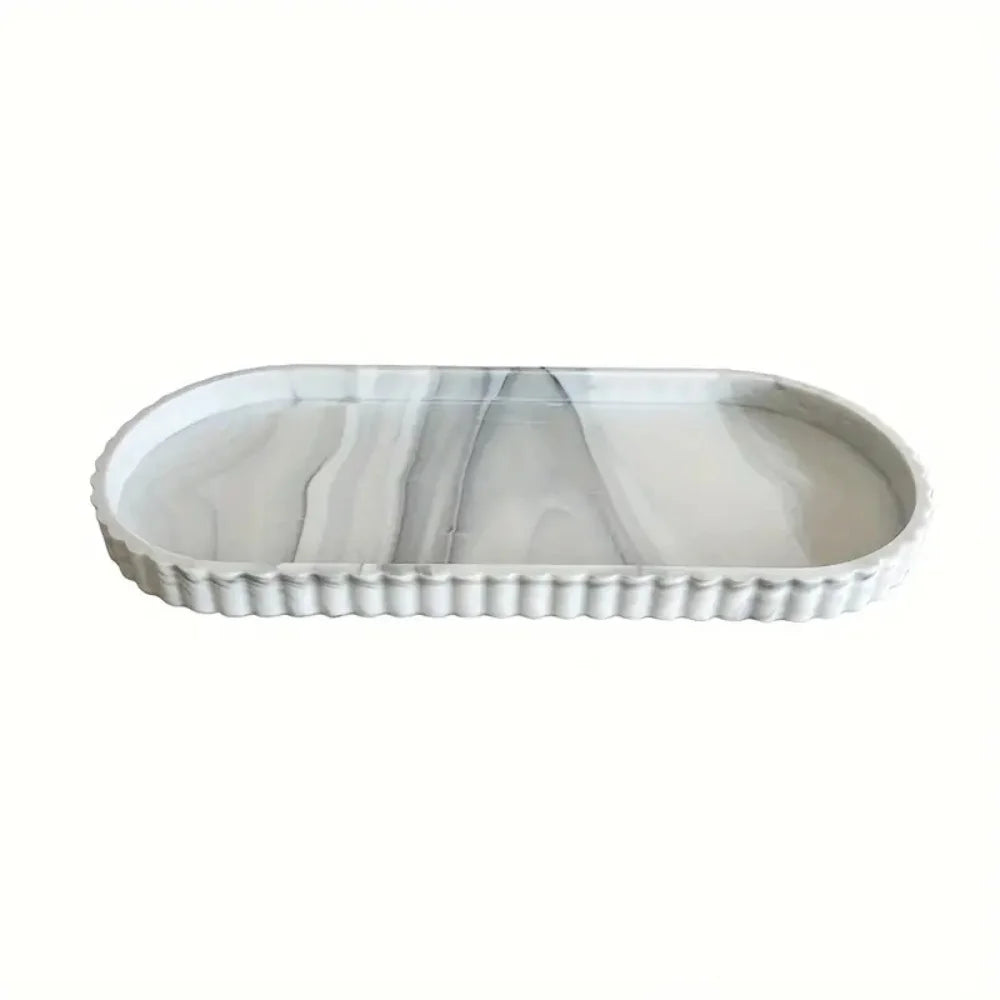 Silicone Oval Vanity Tray