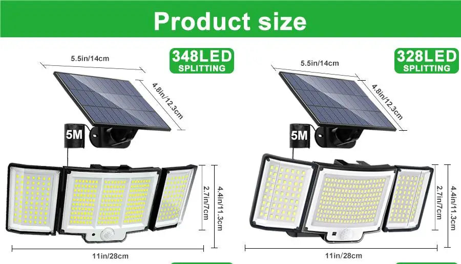 238 LED Solar Motion Sensor Light