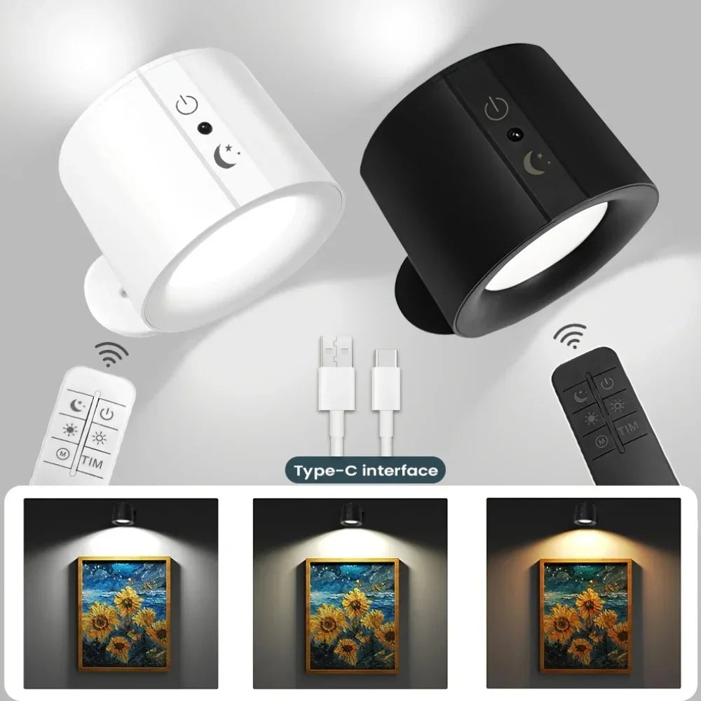 Magnetic Double Head Rechargeable Spotlight