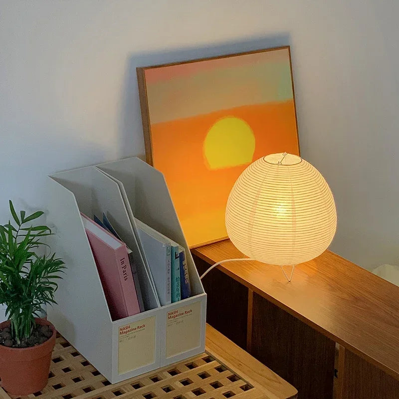 Japanese Rice Paper Lantern Lamp