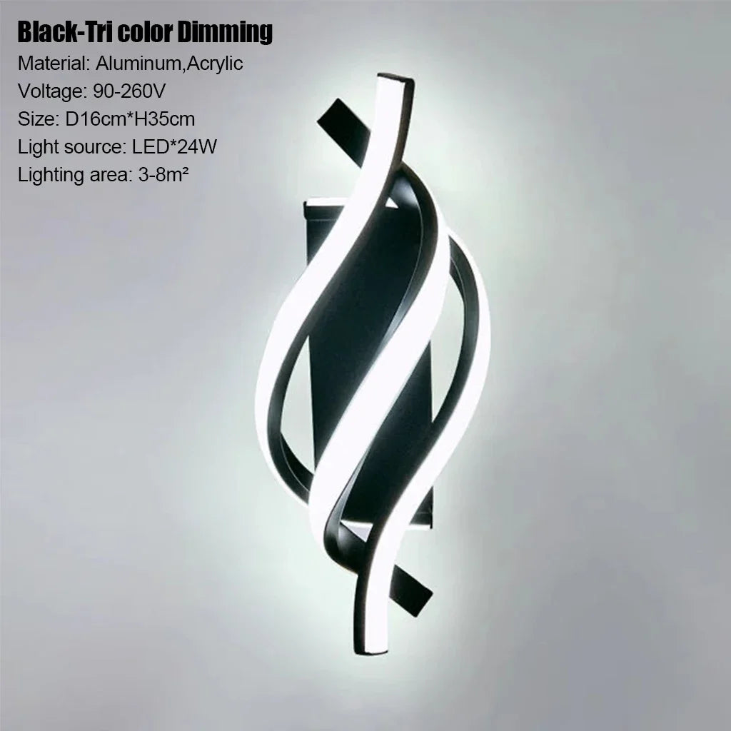 Modern LED Wall Lamp Home Line Decoration Wall Lamp Living Room