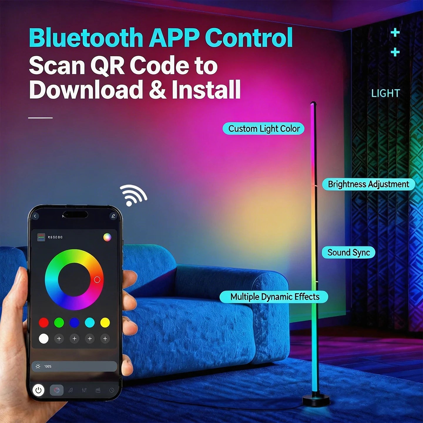 DC 5V RGB Dream Floor Lamp