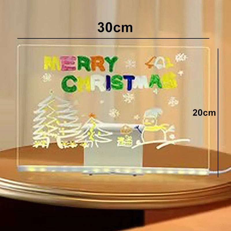 Acrylic LED Message Note Board