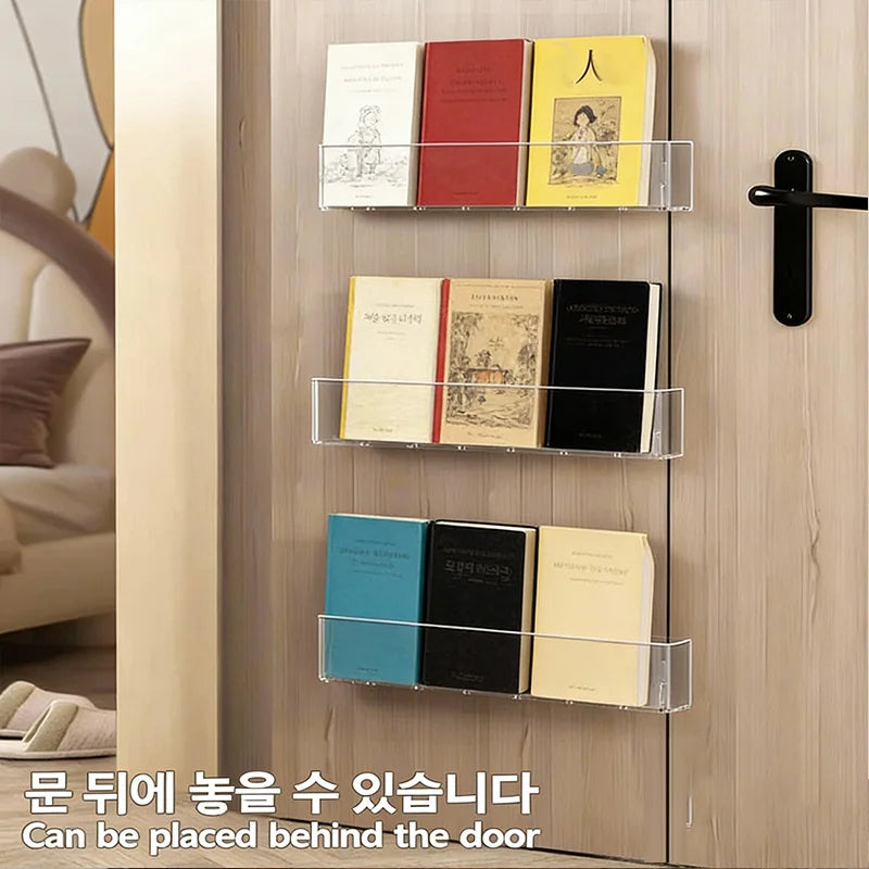 Wall Mounted Book Display Shelf