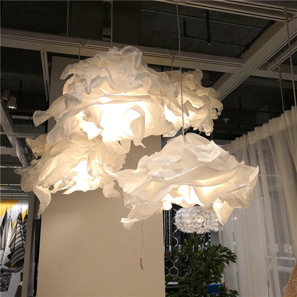 White Paper Cloud Pendant Light