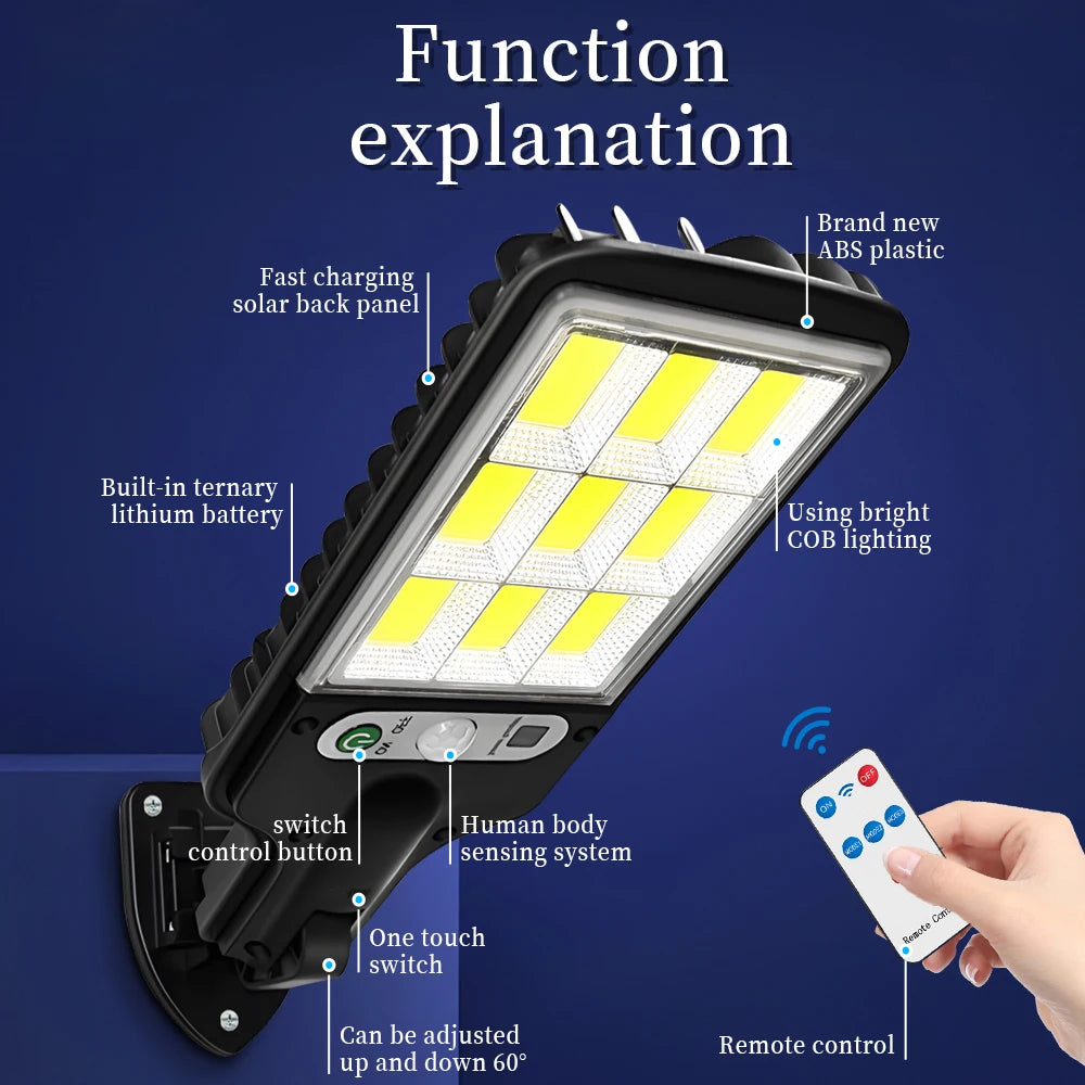 300W Solar Street Light with Remote