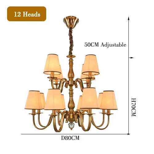 Classic Multi Arm LED Chandelier