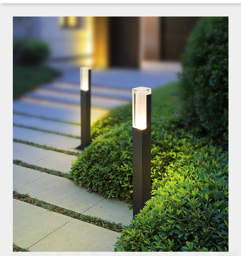 Waterproof IP65 Aluminum LED Lawn Bollard Light