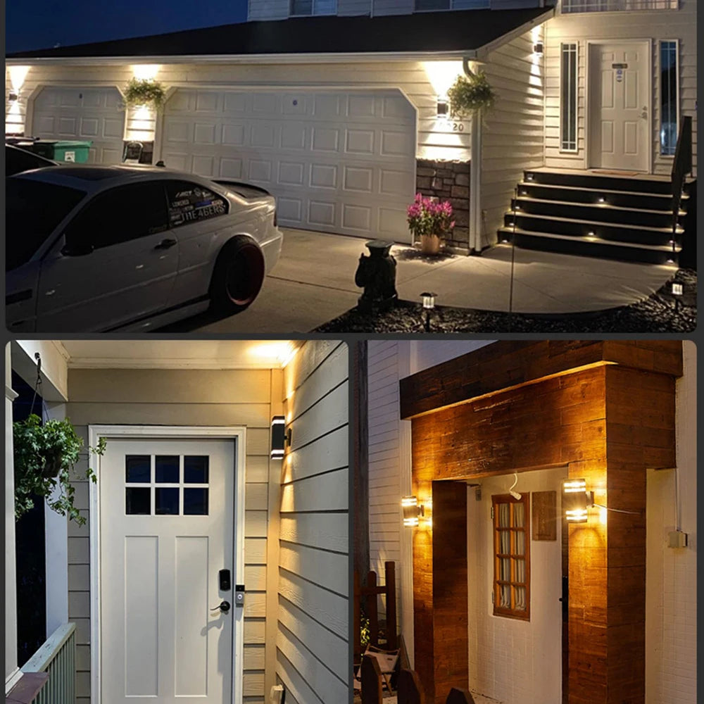 E27 Outdoor Up And Down Wall Sconce