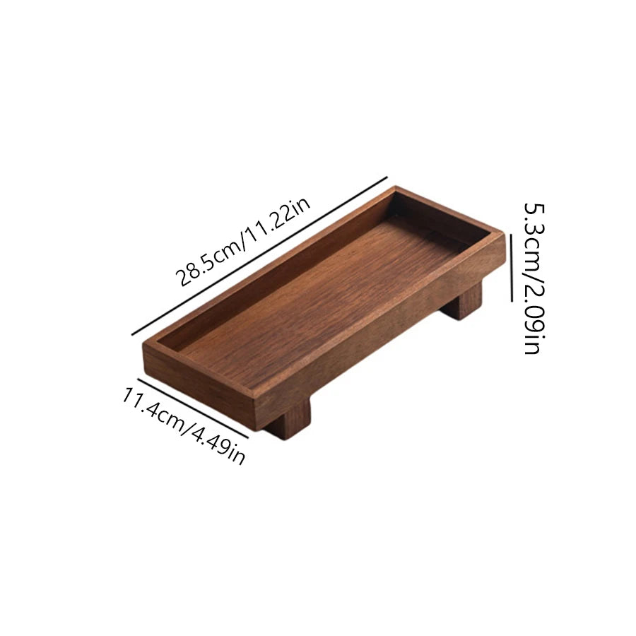 Japanese Style Wooden Tray Gongfu Tea Tray Ceremony Accessories