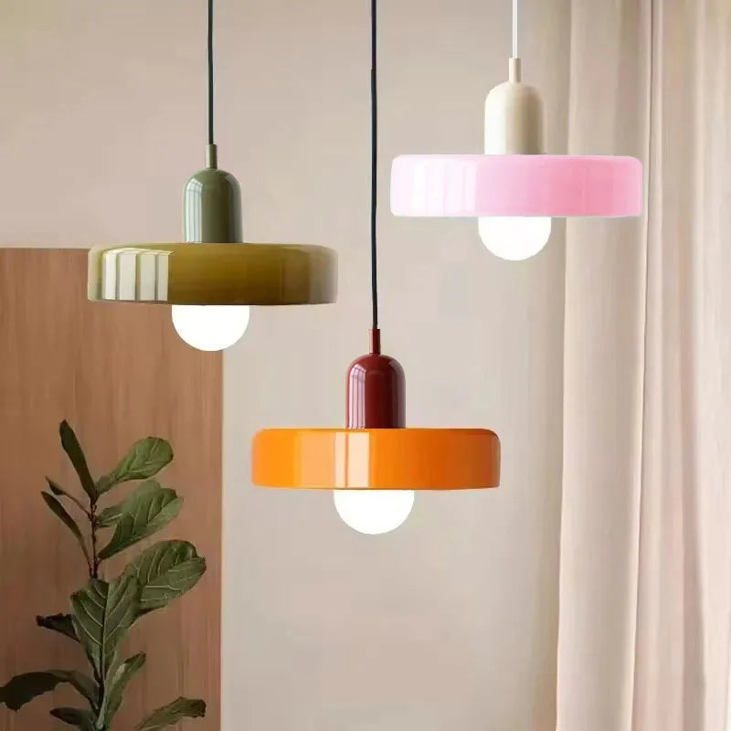 Nordic Retro Glass Pendant Light