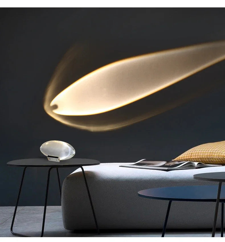 Crystal Sunset Projection Table Lamp