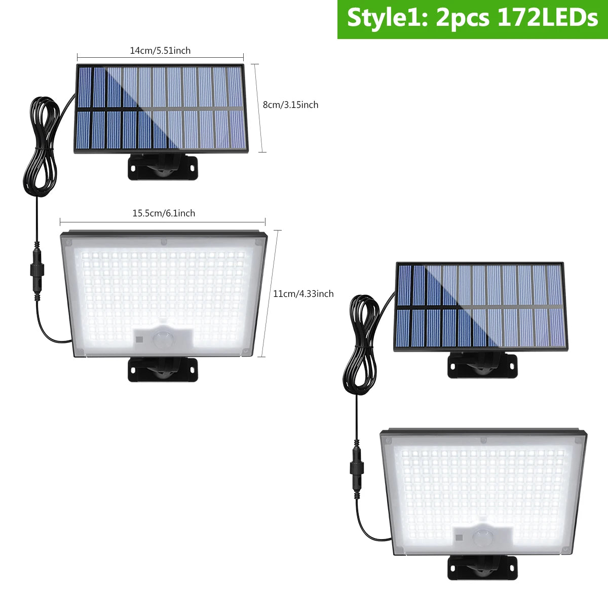 Solar Lights Outdoor with Motion Sensor Solar Flood Lights Waterproof