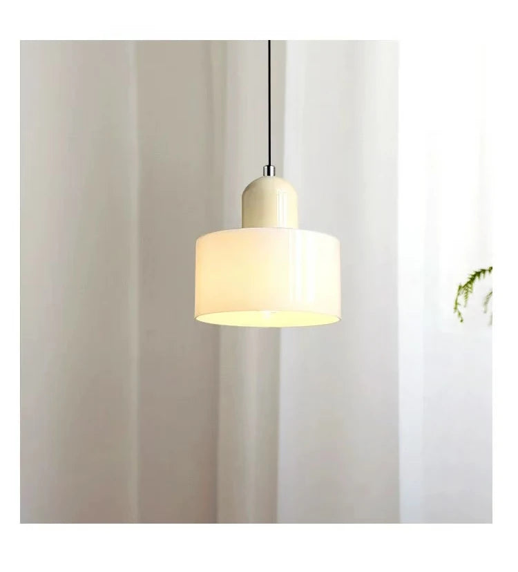 Two Tone Glass Pendant Light