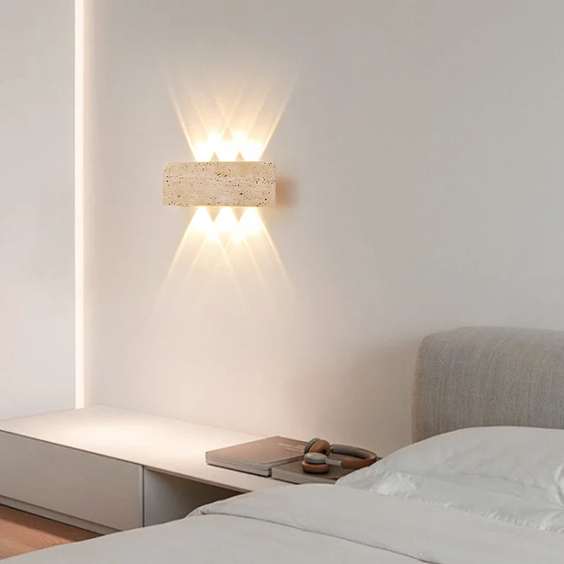 Wabi-Sabi Stone Wall Light