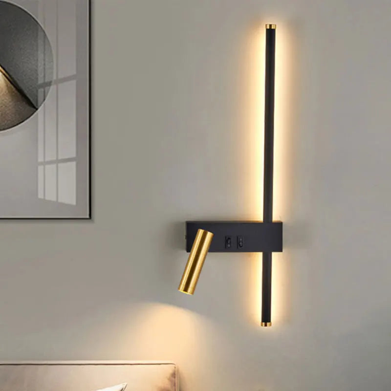Minimalist Black and White Wall Lamp