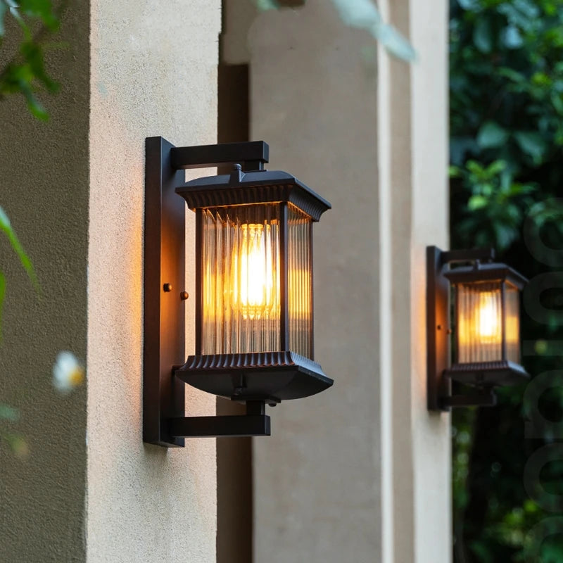 Metal Outdoor Wall Lantern