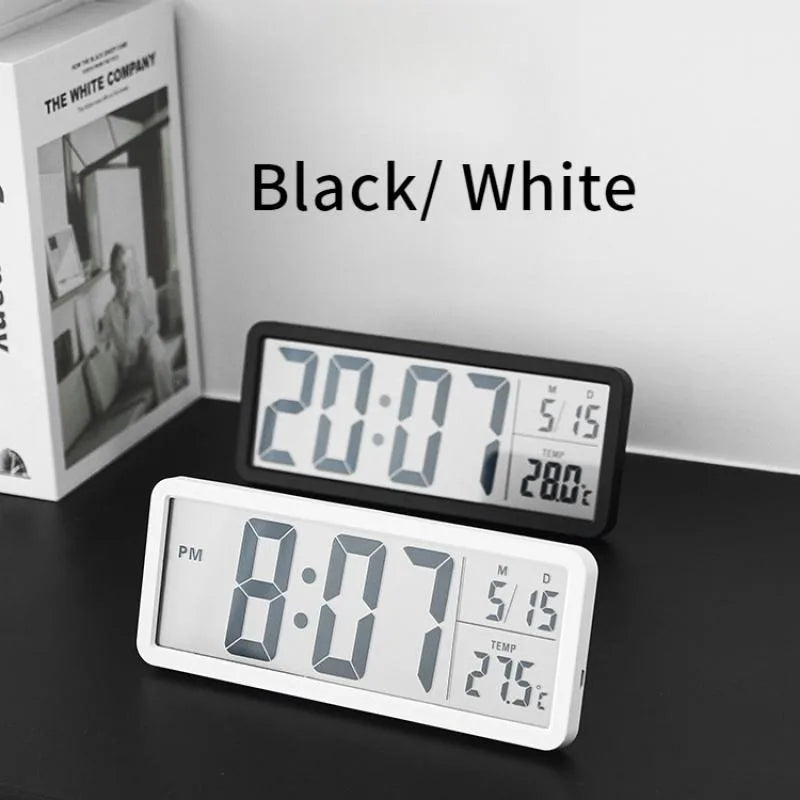 Digital LCD Desk and Wall Clock