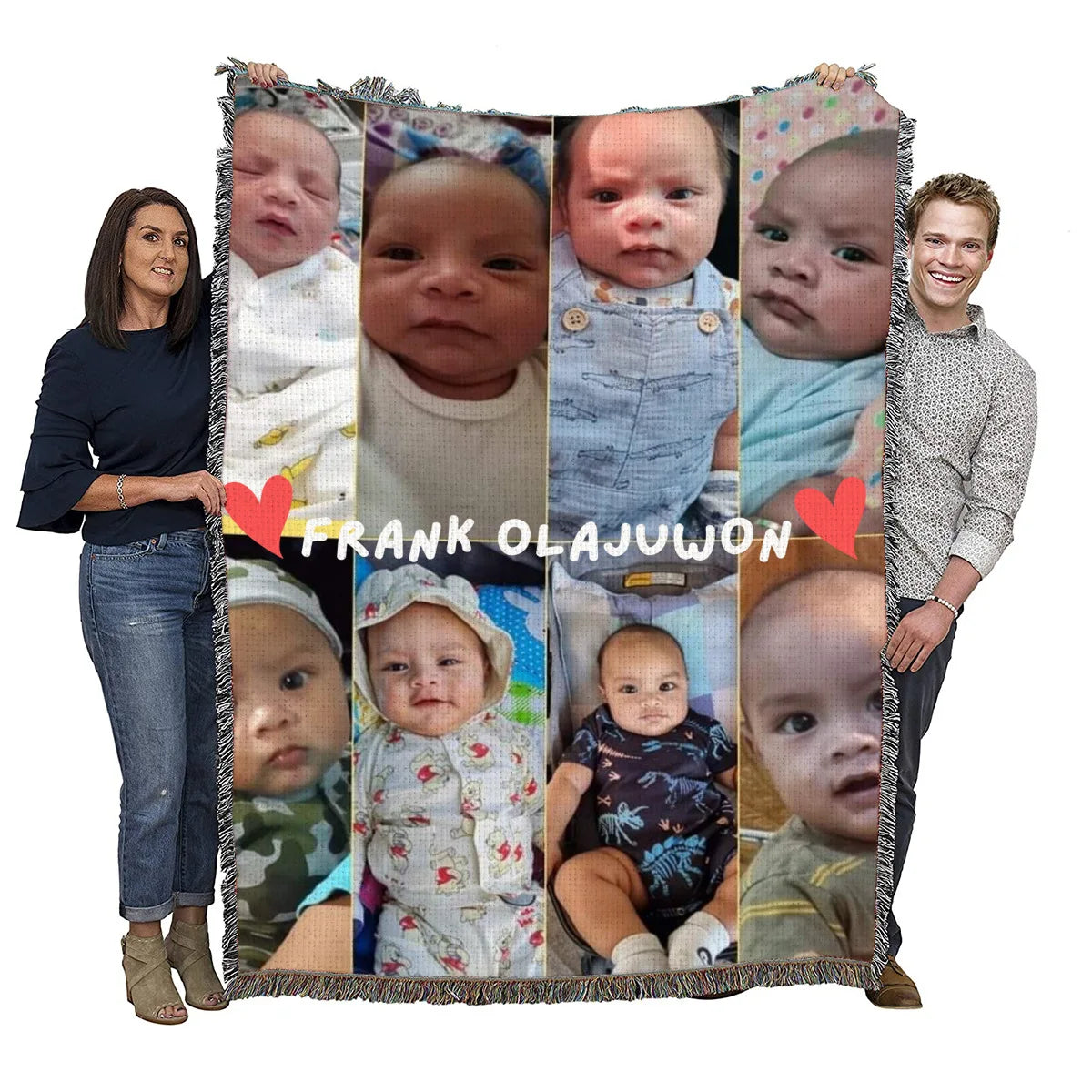 Custom Photo Woven Blanket