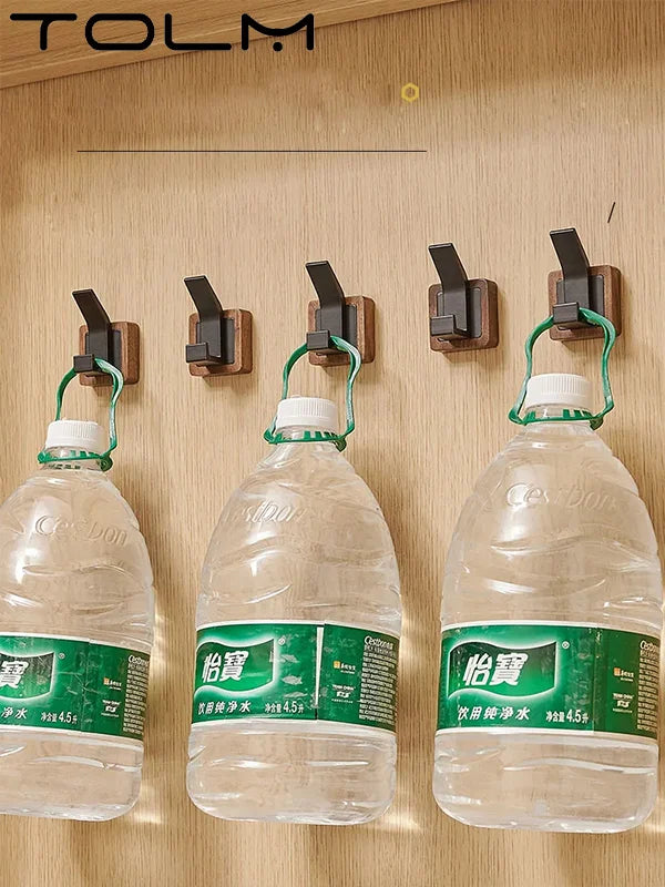 Walnut Wood Wall Coat Hook