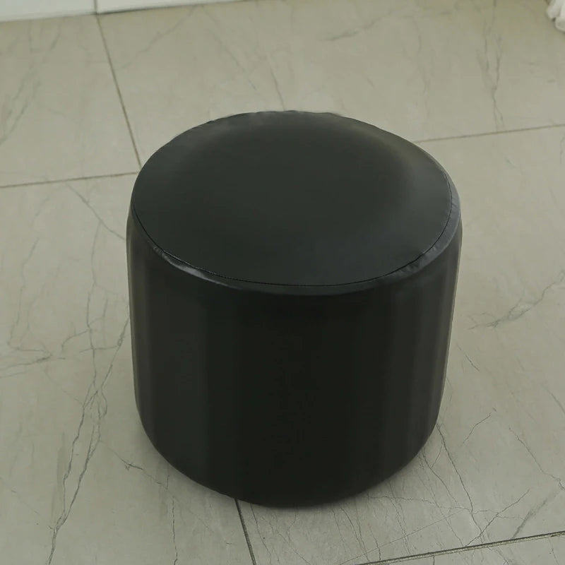 Stretch PU Leather Ottoman Cover