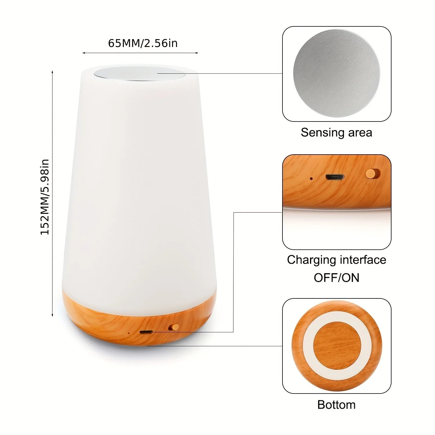 Color Changing Night Light With Remote