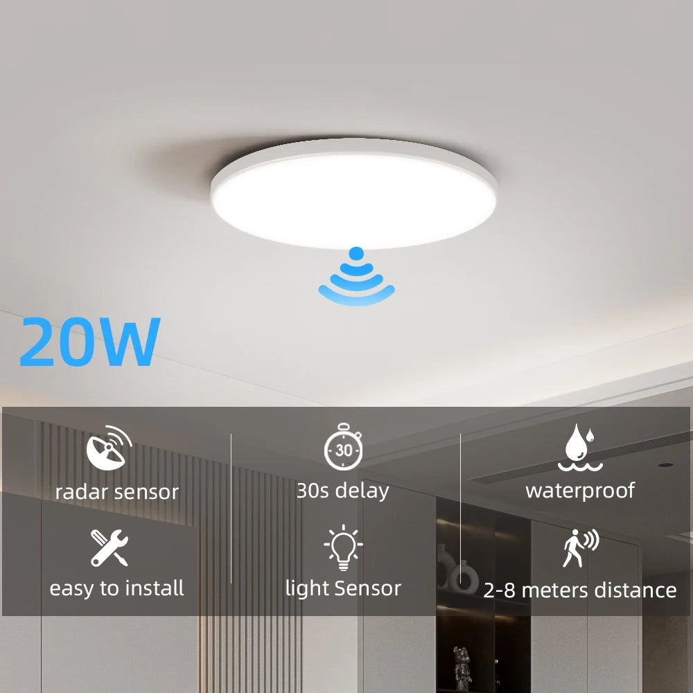 Body Sensor LED Ceiling Light