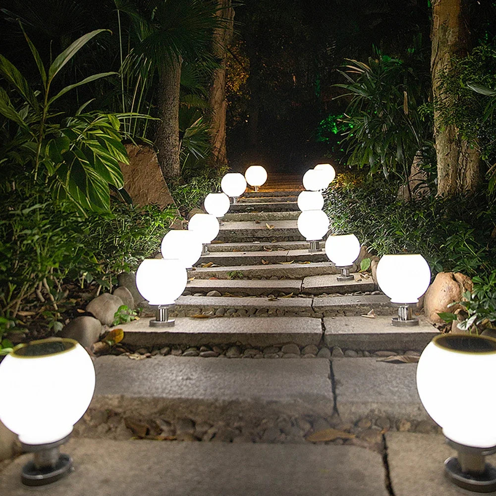 Solar Landscape Lighting Outdoor Fixtures Courtyard Garden Lawn Street